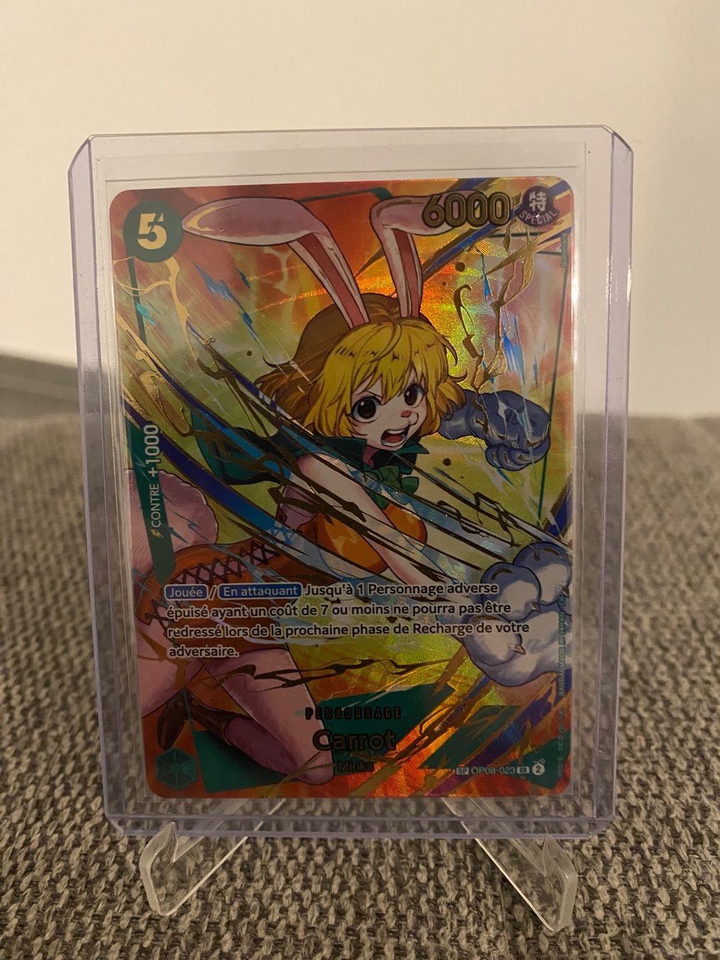 Bandai Sammelbilder & Trading cards: Carrot (OP08-023) SP ⭐️ - ONE PIECE CARD 🇫🇷 – Neu (gemäss Beschreibung) aus Vallon von green2001