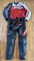 Ducati Corse Motorradbekleidungs-Set Gr. 52/L + Stiefel