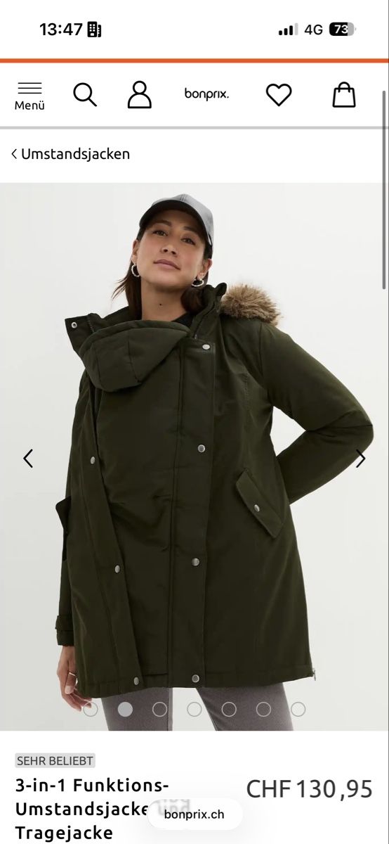Giacche: Umstandsjacke mit Trageeinsatz – Usato da Beinwil am See venduto da kat_g9g9 4