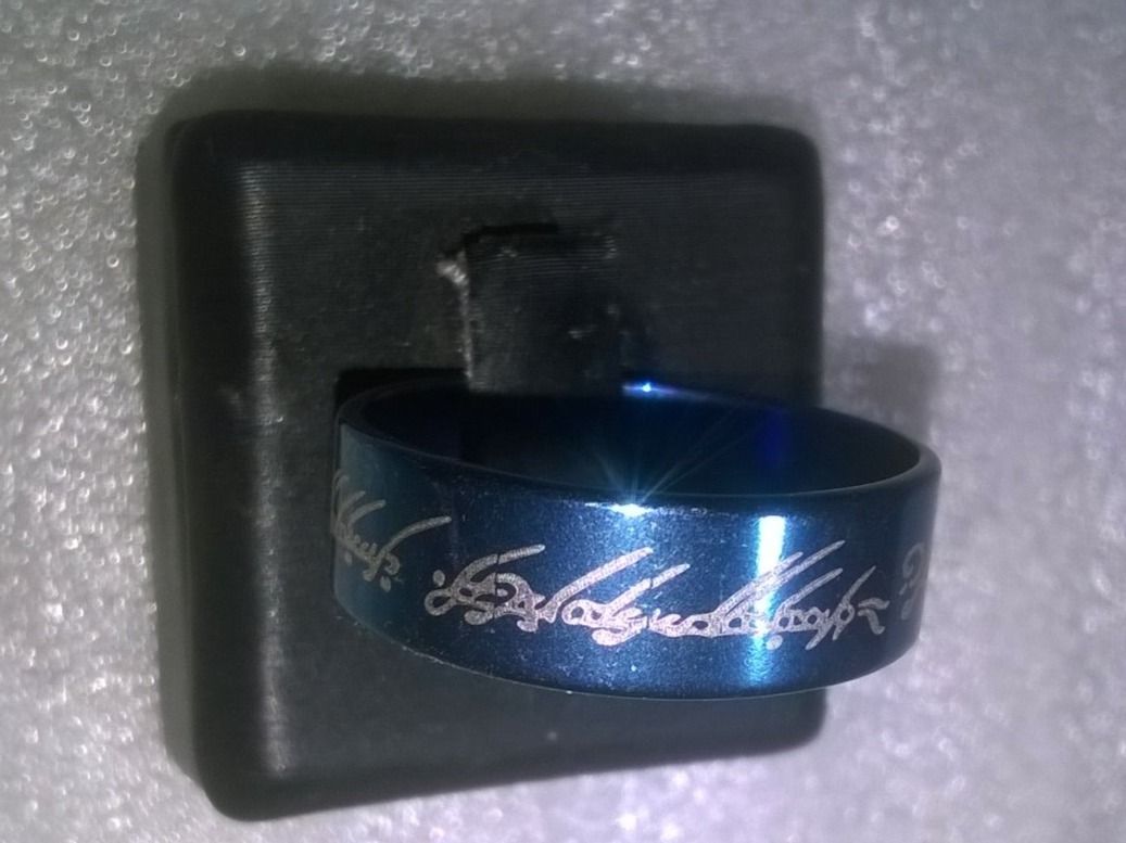 Anelli: RING EDELSTHAL,,HERR DER RING,,,DUNCKELBLAU – Nuovo (secondo la descrizione) da Basel venduto da bijoutrie_4