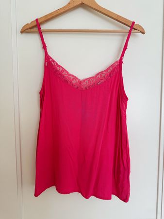 Even & Odd Spitzentop | Grösse 36, pink, guter Zustand