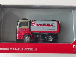 MAN TGA M Kehrfarzeug "Werner" von Herpa 1/87, Fabrikneu