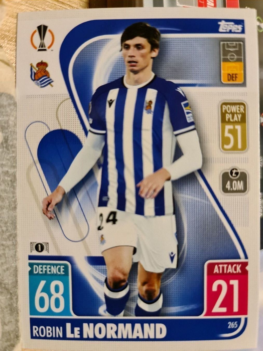 Topps Carte collezionabili: Topps Match Attax 265 – Usato da Dintikon venduto da Prime-shop