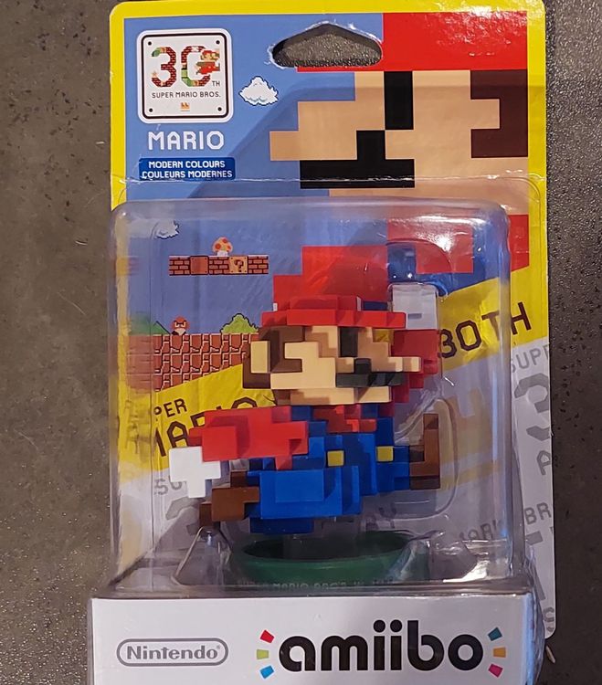 Pack Aimant Porte-clé Super Mario Maker - Amiibo Mario Pixel - Limited Tee Shirt