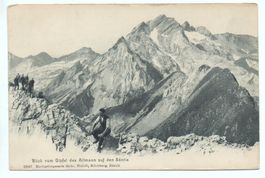 SCHWENDE Blick vom Gipfel des Altmann auf den Säntis