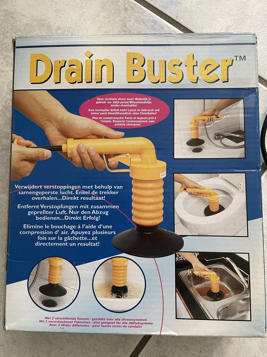 Tutti gli attrezzi: Drain Buster Abflussreiniger – Nuovo e nell'imballaggio originale da Hochfelden venduto da Kinga69