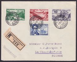 PJ 1931, Satzbrief J57-J60, ZÜRICH Fraumünster, Kat: 150.-+