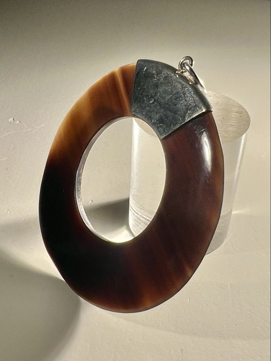 Anhänger: Pendentif vintage corne et argent 925 – Gebraucht aus Genève von DELIRBEADS 3