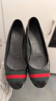 Original GUCCI Ballerinas Leder Schwarz, Gr.36 und halb
