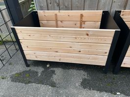 Hochbeet Holz Metall
