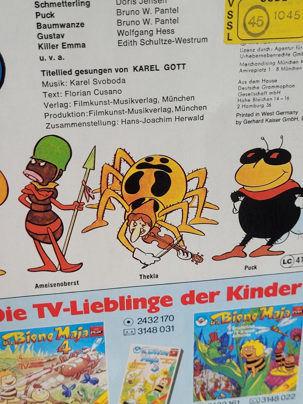 Giocattoli: LP und Kinderteller Biene Maja Vintage  – Usato da Buttikon SZ venduto da Renco 3