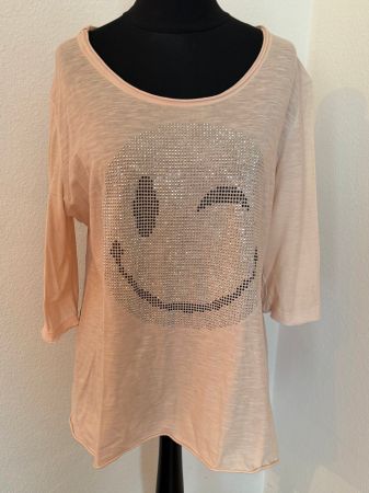 TShirt 3/4 Arm in zartrosa (Gr. L)