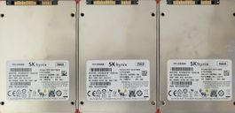 3x SK Hynix SSD 256GB SATA 2.5 Zoll