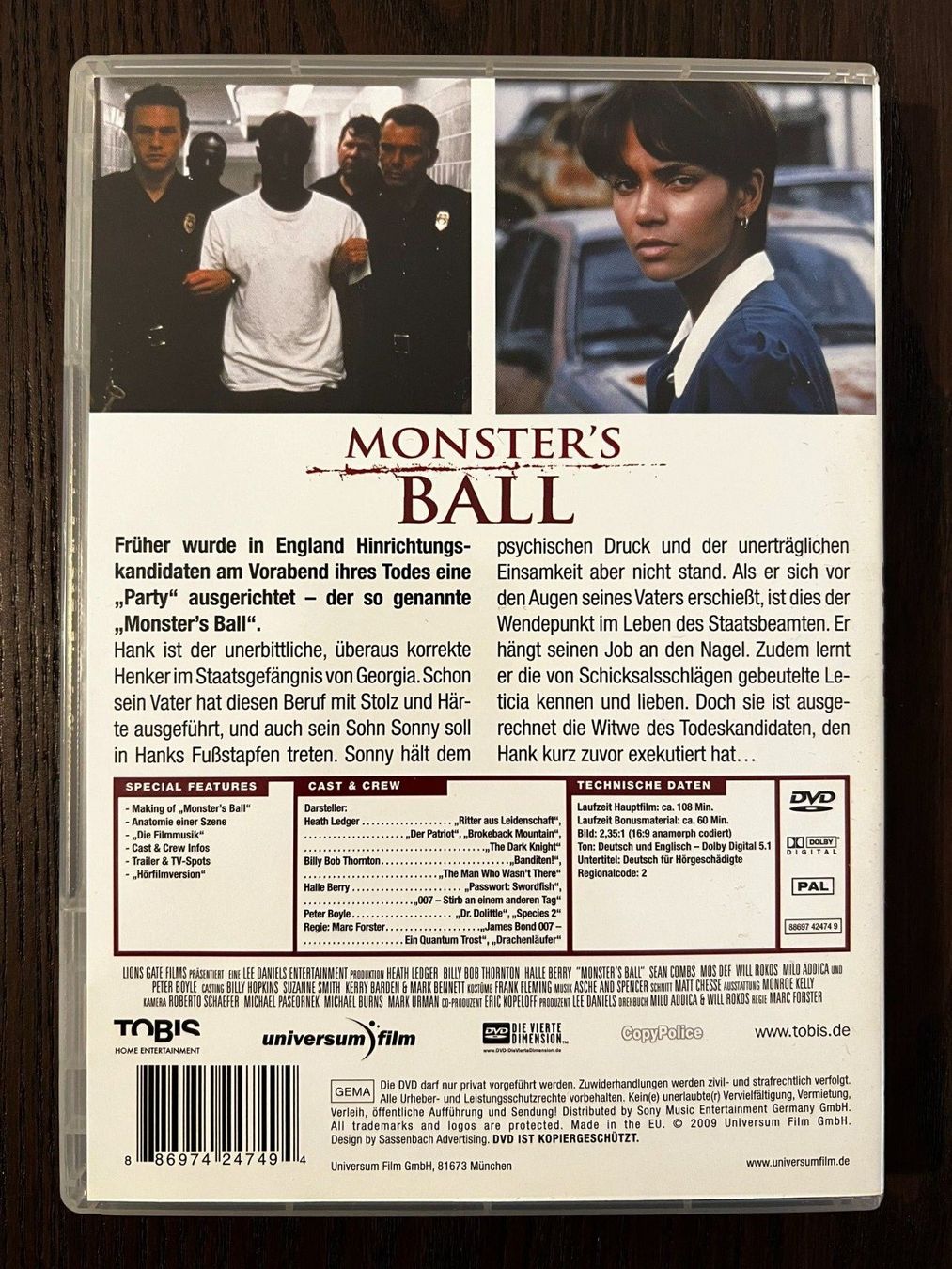 Alle DVDs: Monsters Ball – Gebraucht aus Zürich von FilmFreunde 1