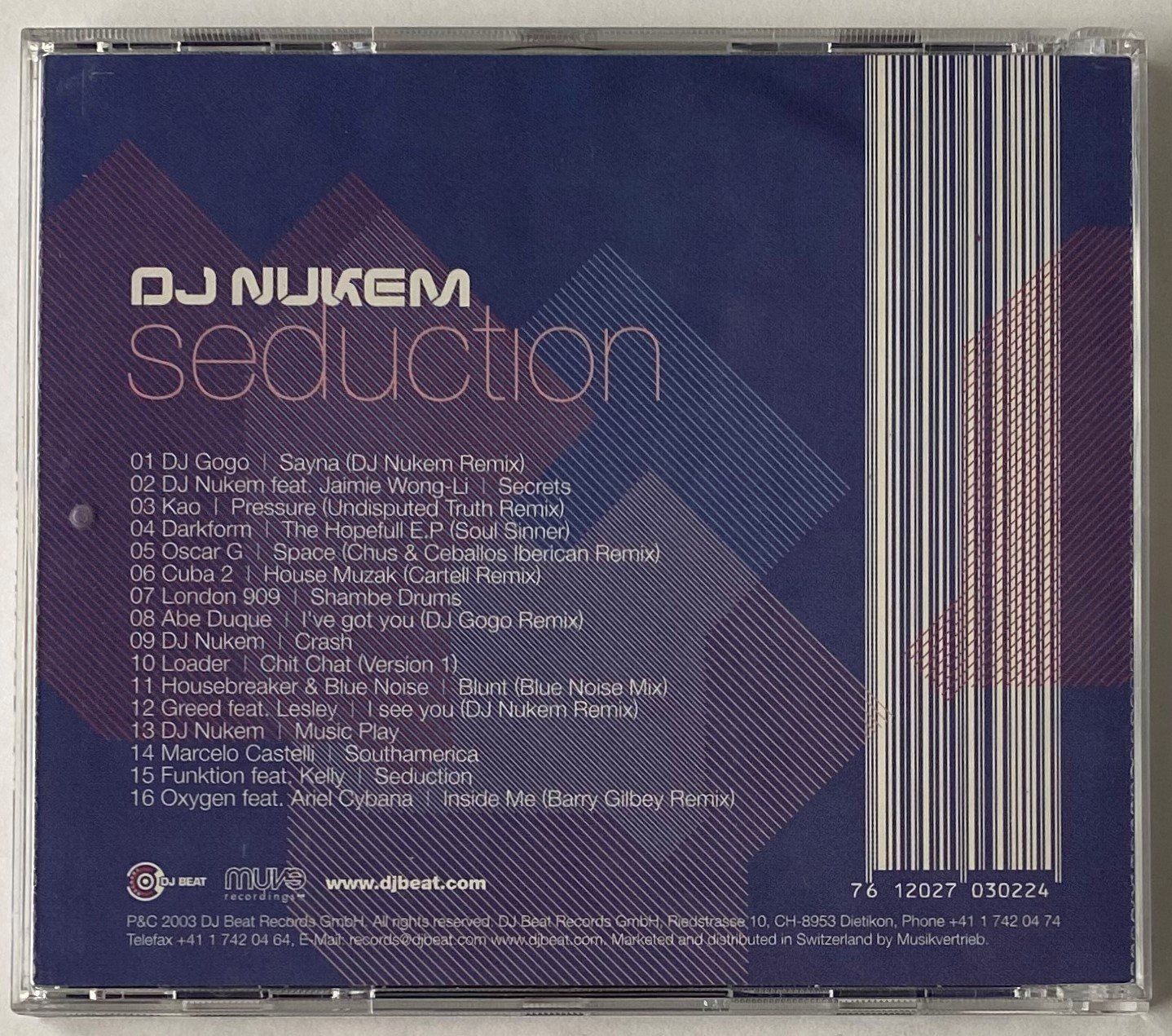 CDs: DJ Nukem, Seduction (Versandkostenfrei) – Neu (gemäss Beschreibung) aus Flums von Asquillo 1