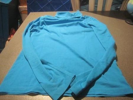 Rollkragenpullover ca. Grösse 146, blau