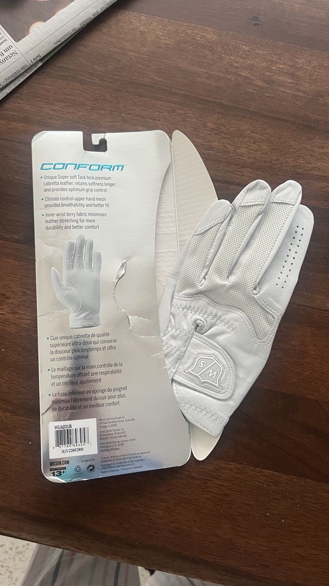 Handschuhe & Handstulpen: Wilson Golfhandschuh neu!! Gr. L – Neu und originalverpackt aus Tagelswangen von Bomu 1