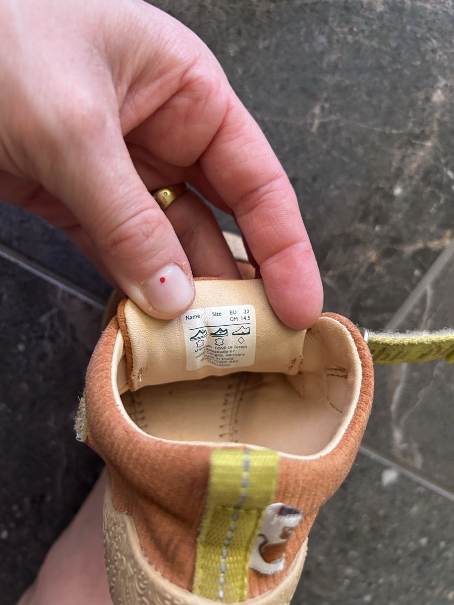 Affenzahn Scarpe per ragazzi: AffenZahn Barfussschuhe Grösse EU 22 braun – Usato da Kleinandelfingen venduto da Doratschikov 4