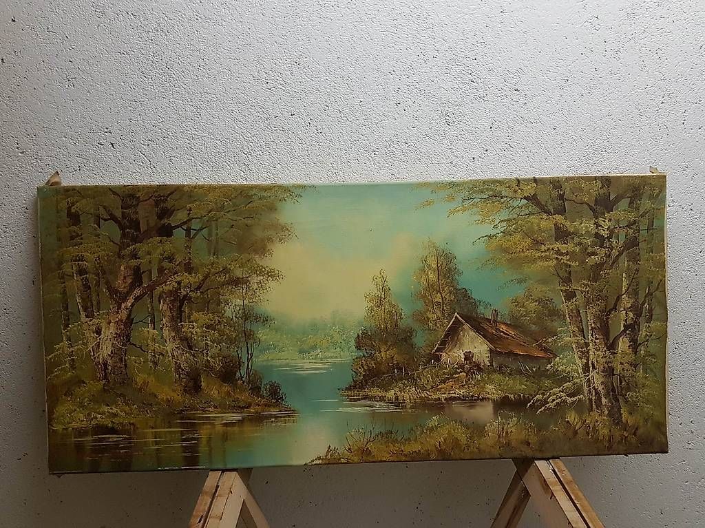 Dipinti: Tableau bord de riviere – Usato da St-Barthélemy VD venduto da meal83
