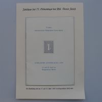 Ausstellungsblatt Phil.Verein Zürich 1958 KONGRESSHAUS ZH