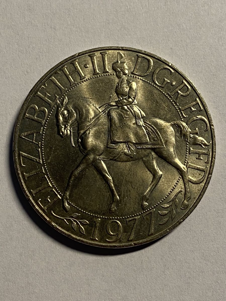 Tutti le monete: Royaume-Uni 25 Pence 1977 – Usato da Corsier-sur-Vevey venduto da Ginoarturo