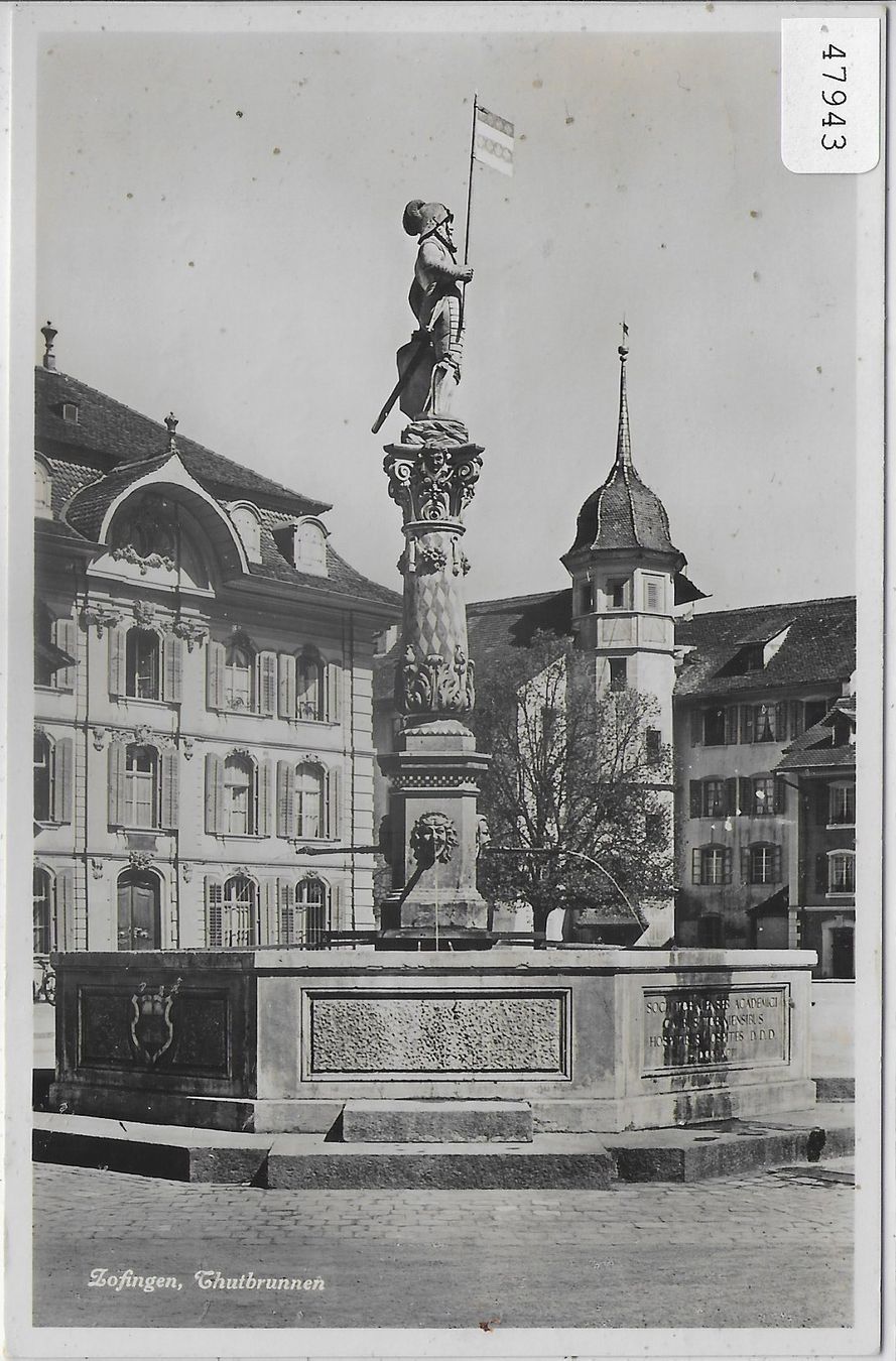 Cartoline postali: Zofingen - Thutbrunnen – Usato da Ettingen venduto da Kartenplanet
