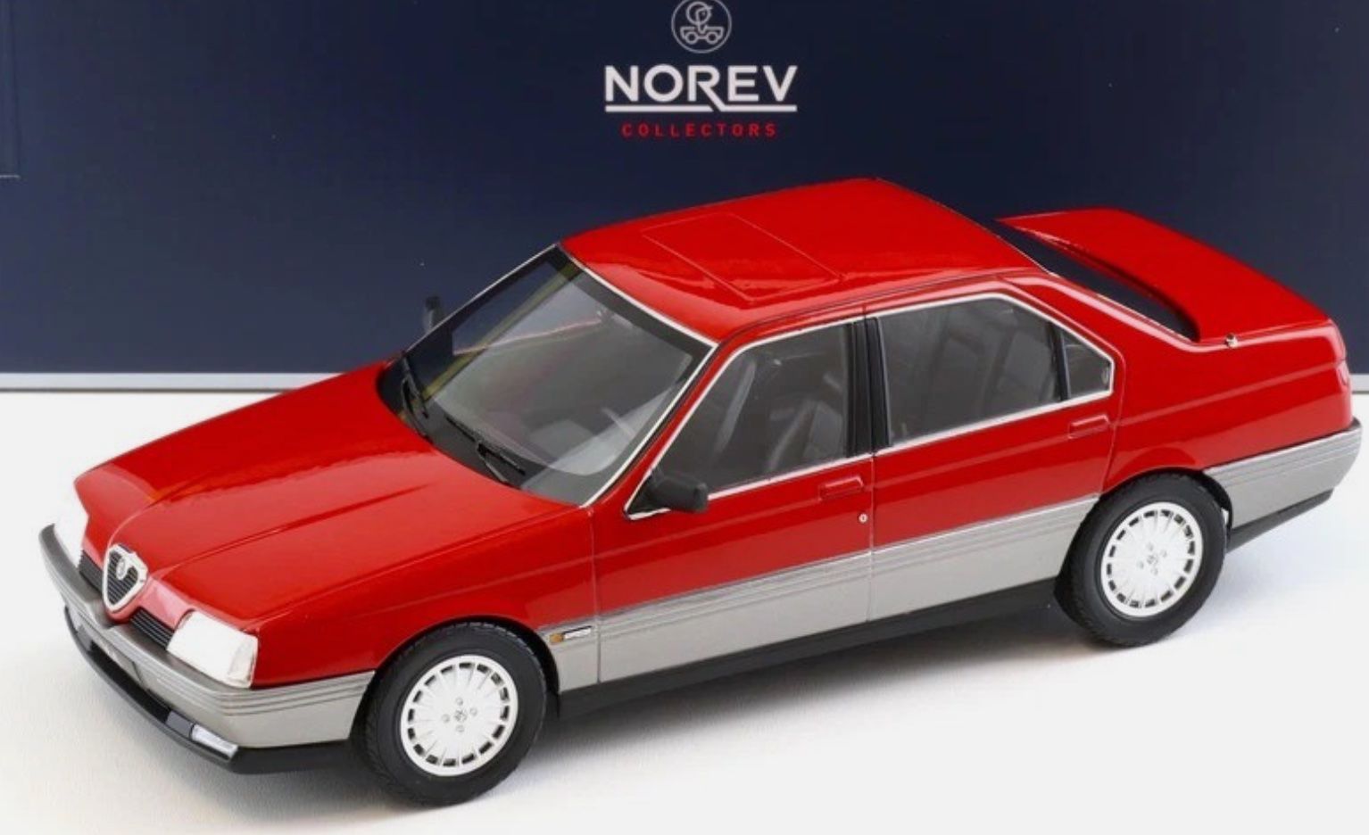 Alfa Romeo Modellautos: Alfa Romeo 164 rot Norev 1:18 – Gebraucht aus Luzern von aa43modelcars-Luzern 1