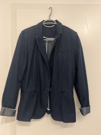 Jean Pascale Damen Blazer, Grösse L, Dunkelblau