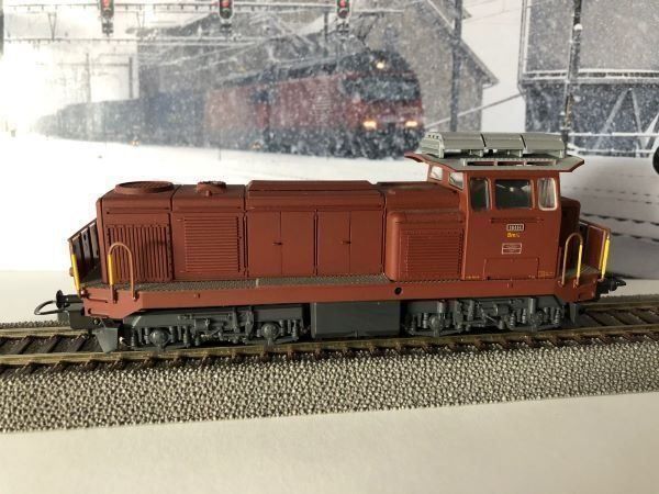 Locomotive Diesel Lima HO BM 4/4 18414 SBB - Marron - Fonctionnelle - Réf 8144