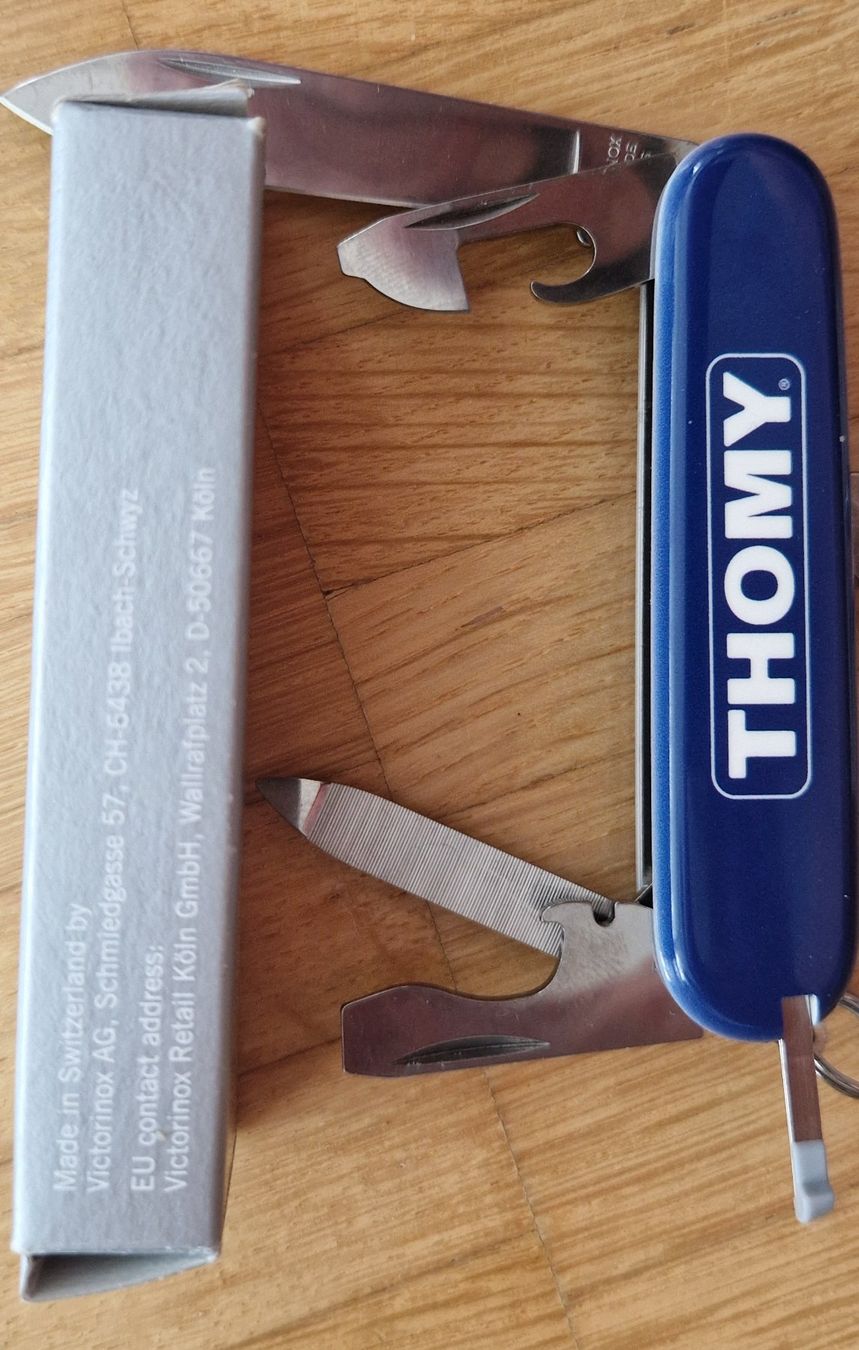 Victorinox Coltelli tascabile: Victorinox Taschenmesser mit Logo Thomy – Nuovo (secondo la descrizione) da Ebmatingen venduto da Flitz88 4