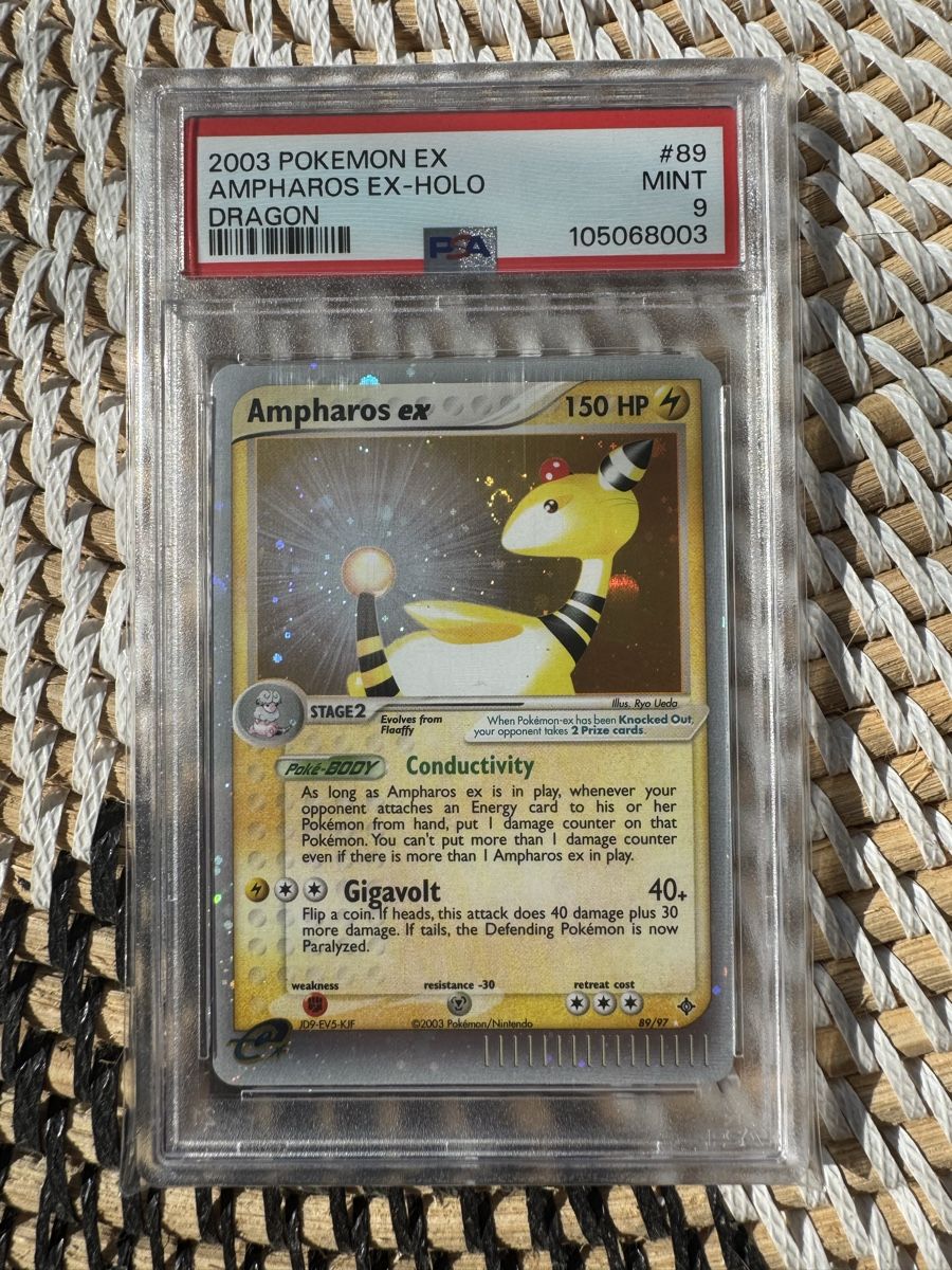 Pokémon Cartes à collectionner: Ampharos ex 89/97 Ex Dragon PSA 9 – D'occasion à Altendorf par fivep