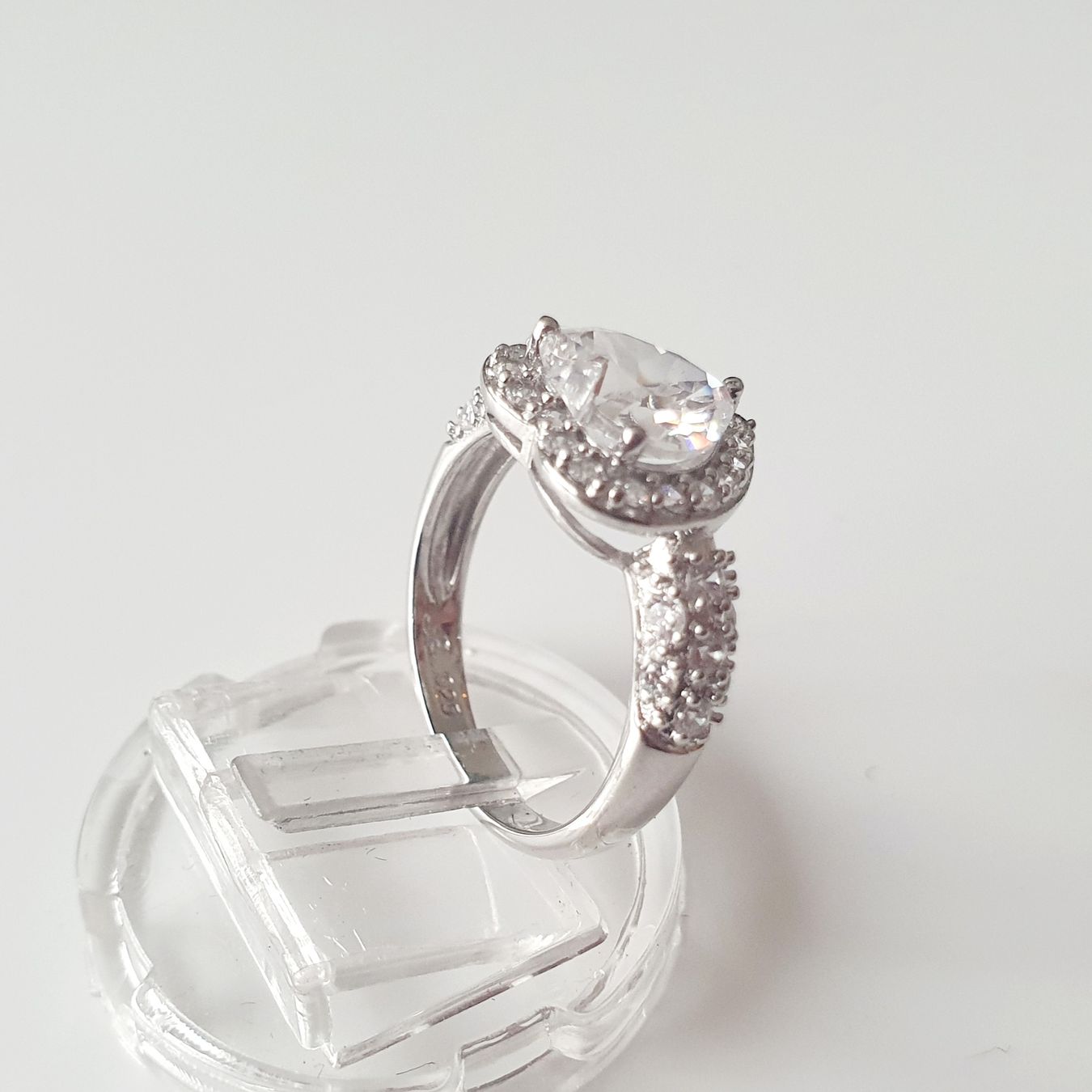 Ringe: Funkelnder Herz-Ring, 925 Silber, Grösse 17.1 mm – Gebraucht aus Kreuzlingen von Wunderkiste123 7