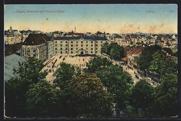 Basel, Kaserne mit Exerzierplatz aus der