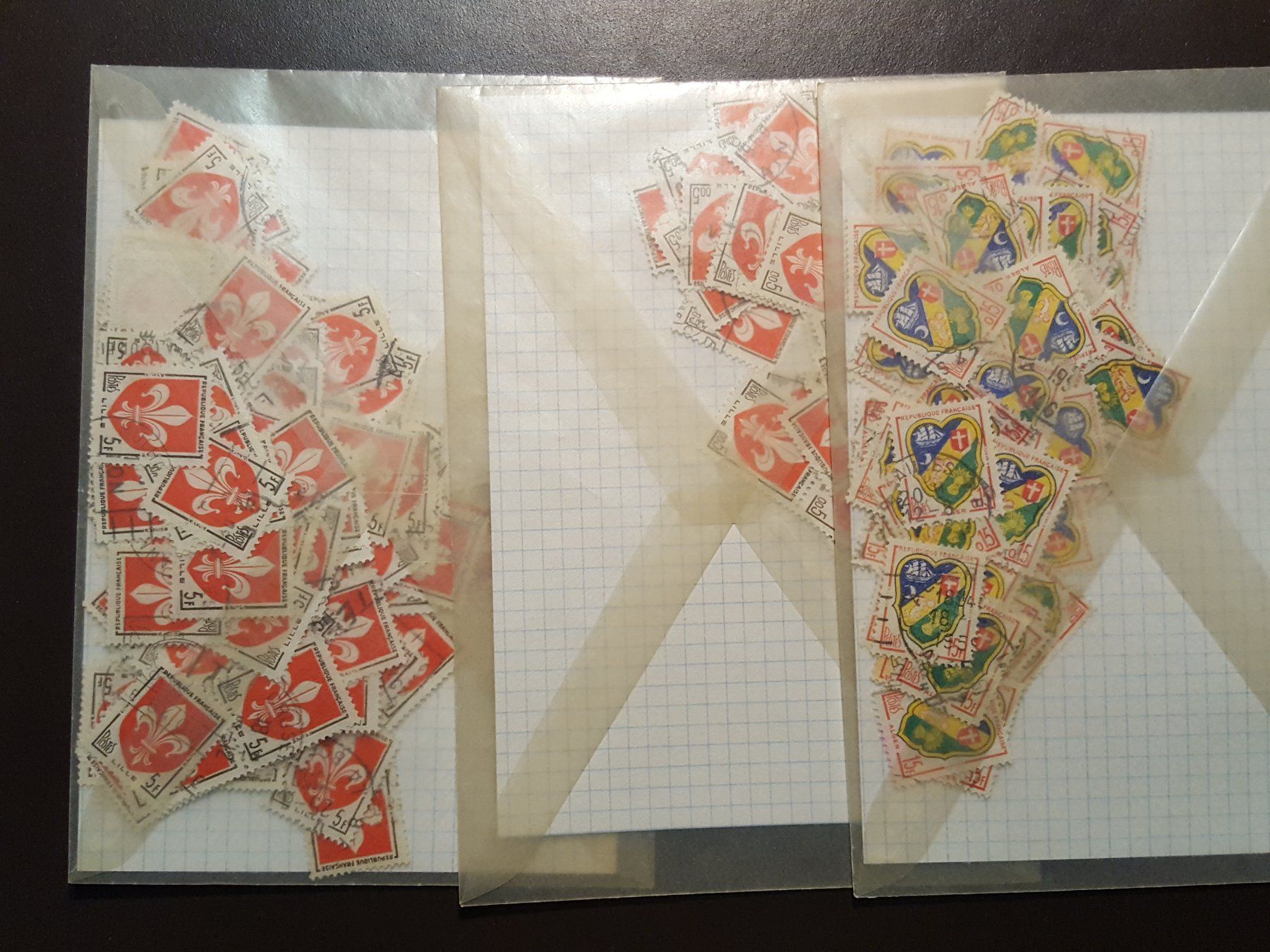 Alle Briefmarken: Frankreich - diverse Wappen Briefmarken – Gebraucht aus Stilli von Mos1 2