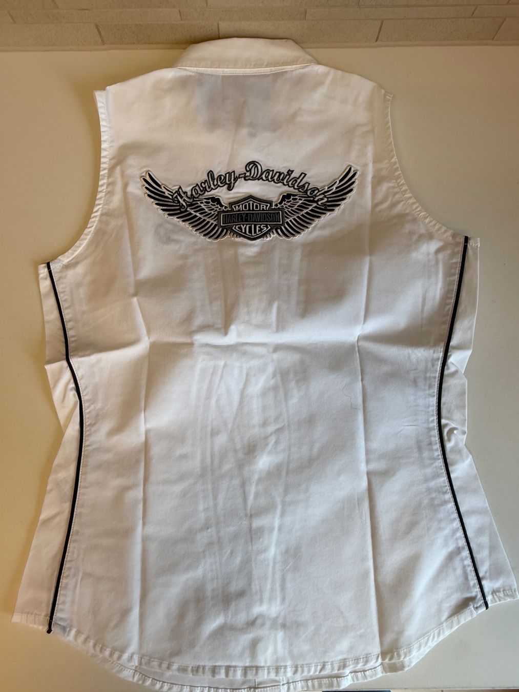 Harley-Davidson Camicette: Harley-Bluse, Damen, ärmellos, Grösse S – Usato da Steinhausen venduto da Erwa1 1