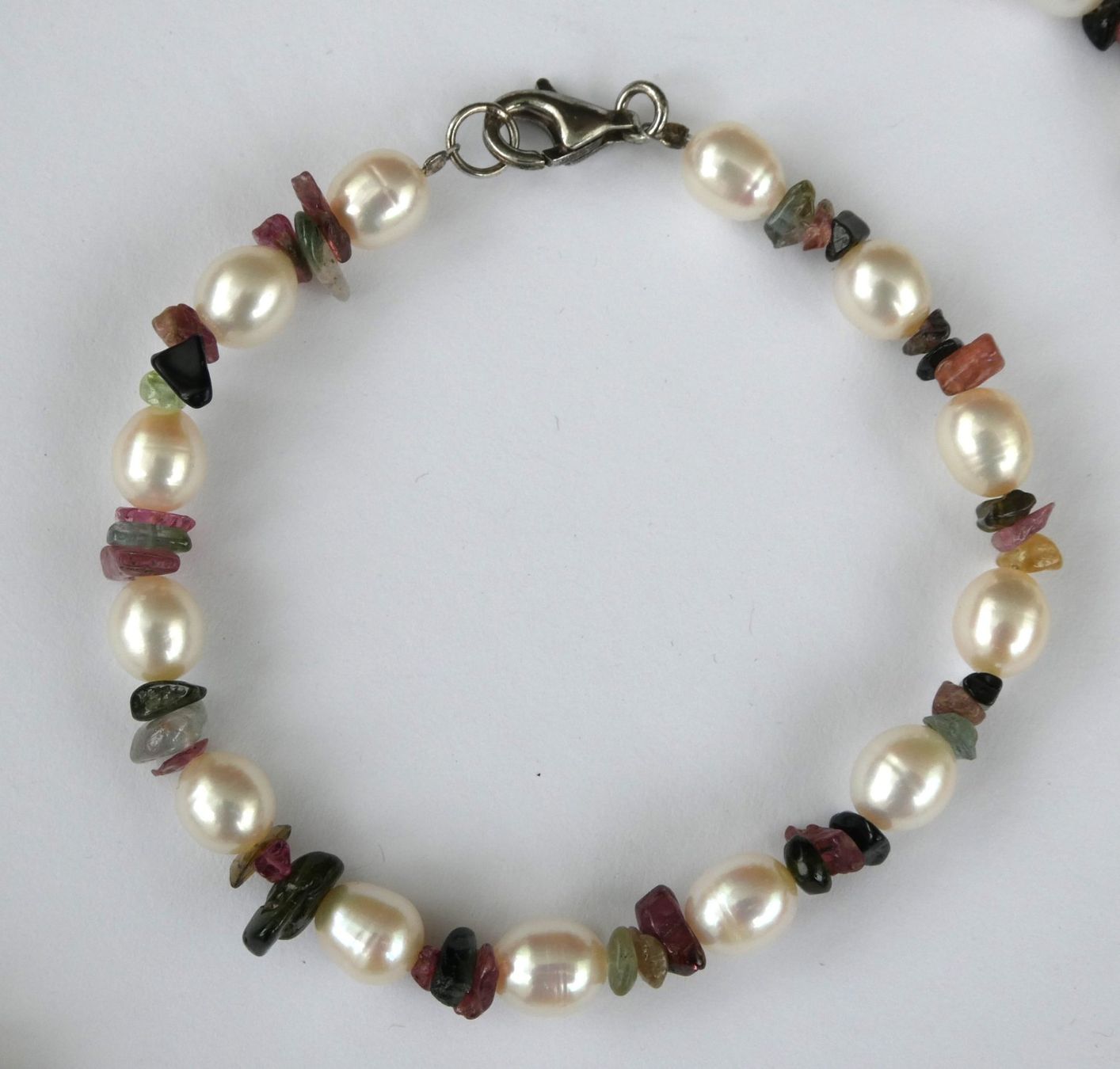 Altri gioielli: Set Kette mit Armband Halbedelsteine u. Perlen – Usato da Beromünster venduto da legolas_mt-gd 1