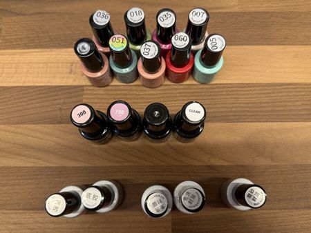 14x Gel-Nagellack-Flaschen 