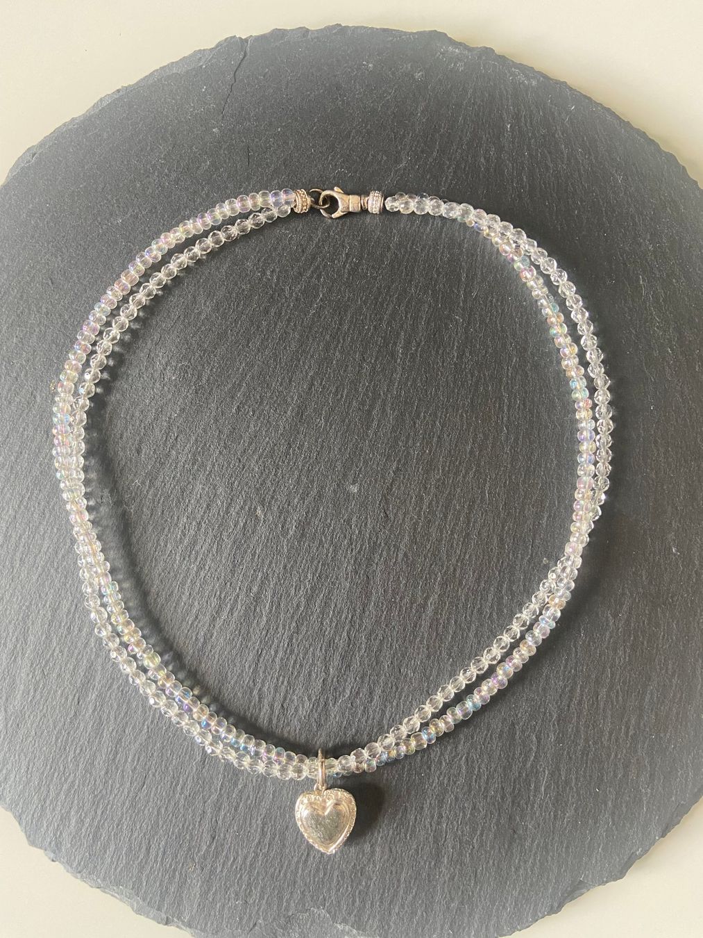 Catenine: Halskette Glasperlen und Silber – Nuovo (secondo la descrizione) da Unterkulm venduto da esco