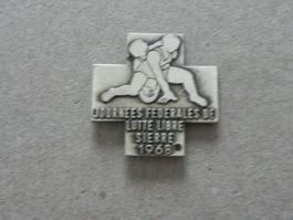 ESAF Abzeichen Eidg. Schwingfest Sierre 1968 Schwingen