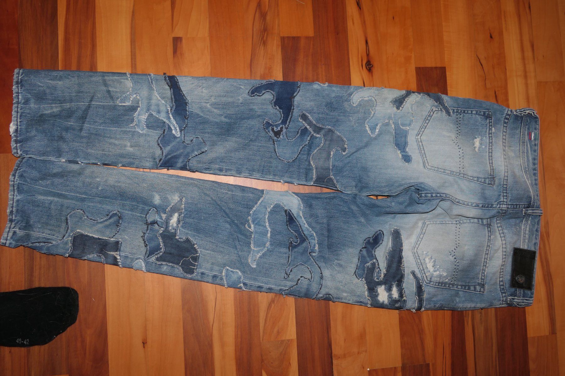 Jeans: Diesel Limited Edtion 498/978 Patchwork Neupreis 1300.- – Usato da Niederglatt SG venduto da bella2022 6