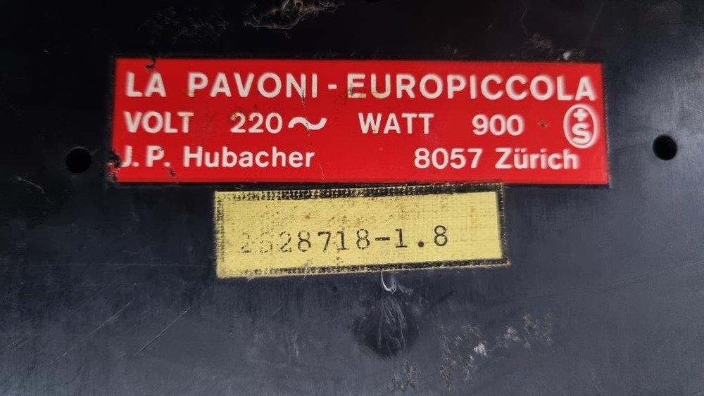 Macchine per caffè & Macchine per espresso: Machine à café La Pavoni LPLELQ01CH Europiccola – Usato da Genève venduto da pao_8srw 6
