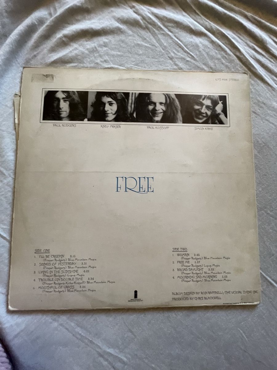 Dischi in vinile: Free LP Blues Rock Psy Rock – Usato da Bern venduto da var_kc7x 1