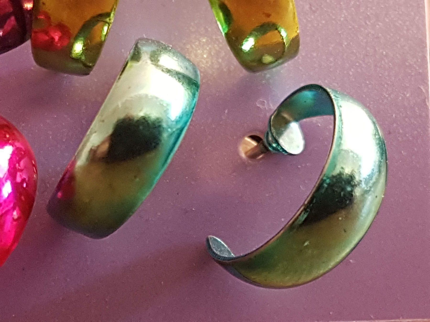 Ohrringe & -stecker: Kreolen 5 Paar klein metallisés – Gebraucht aus Ettingen von Maranathatalitha 3