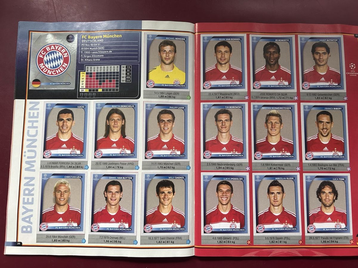 Panini Album: Panini Champions League 2008-2009 – Nuovo (secondo la descrizione) da Binningen venduto da Flagello 5