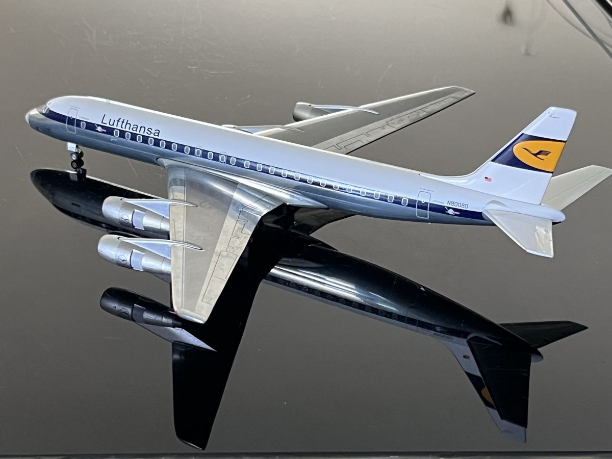 Lufthansa Kit di modellismo & Modellini statici: DC-8-53 Lufthansa Aero Classics – Nuovo (secondo la descrizione) da Rombach venduto da wal_xxr7