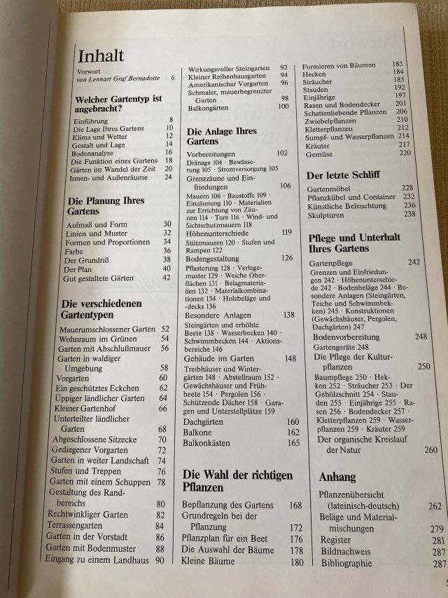 Libri: Mein Garten von John Brookes Stuttgart 1983 – Usato da Diessenhofen venduto da Albin00 1
