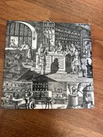 Dekorative Wandplatte, Apotheke Motiv, Jost Amman, Zuerich