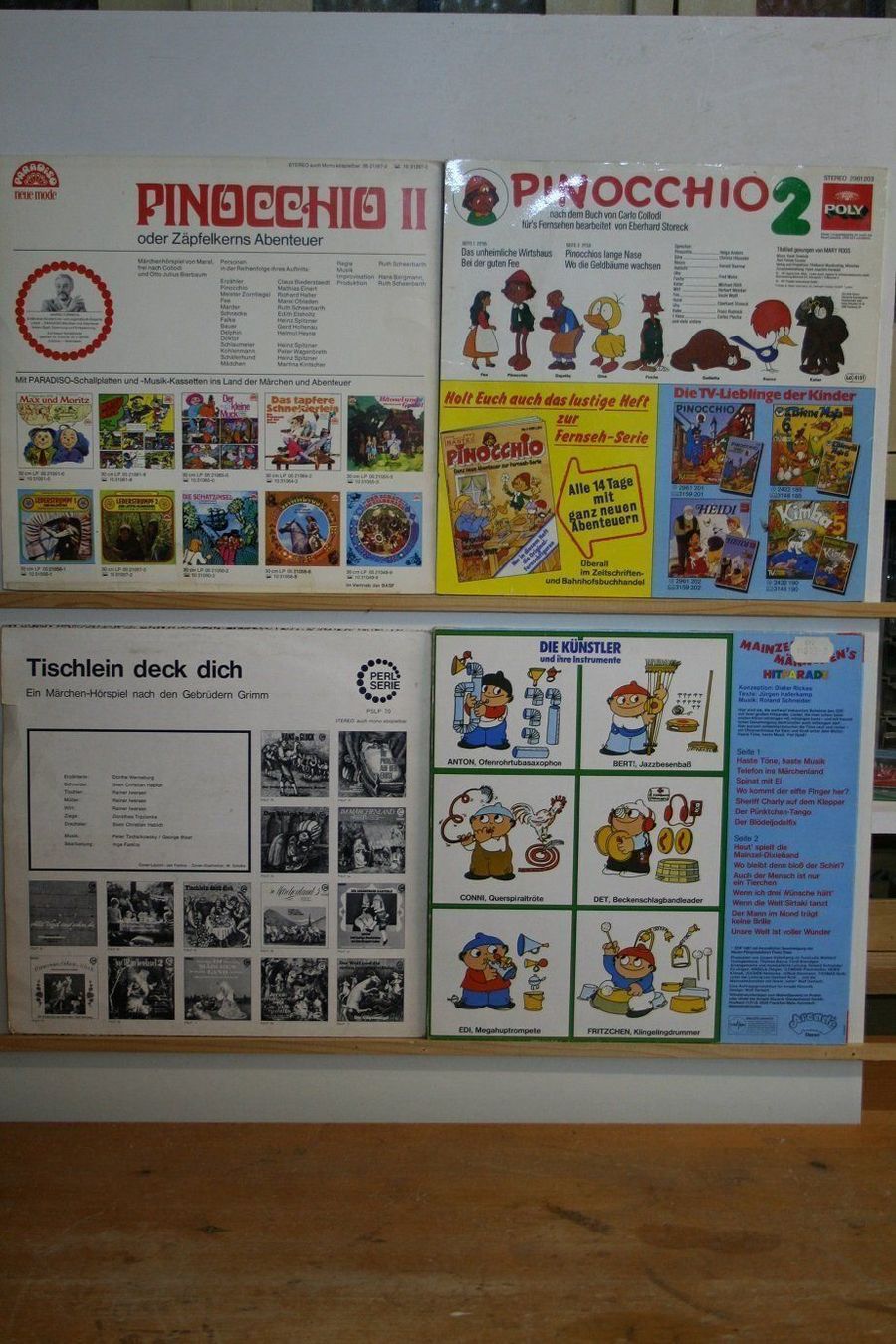Dischi in vinile: Pinocchio, Tischlein deck dich, 4 LPs – Usato da Wettingen venduto da zibi137 1