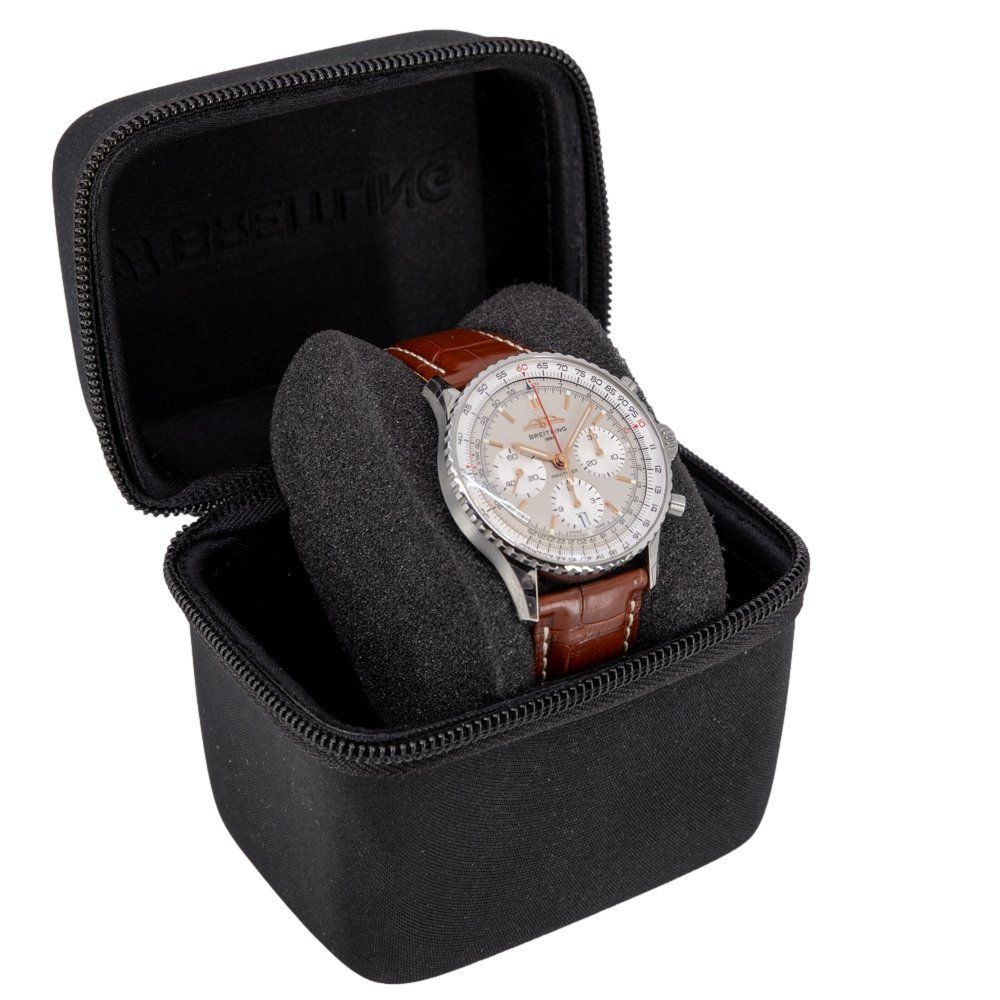 Breitling Orologi: Breitling Men's AB0139211G1P1 Navitimer B01 Chronograph 41 – Nuovo e nell'imballaggio originale da Schindellegi venduto da harveystore 2