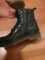 Stiefeletten schwarz Schnürung Reissverschluss 36 Grosse 